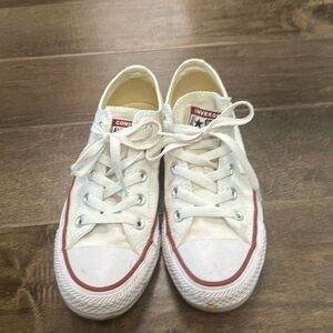 Converse Allstar white canvas sneakers